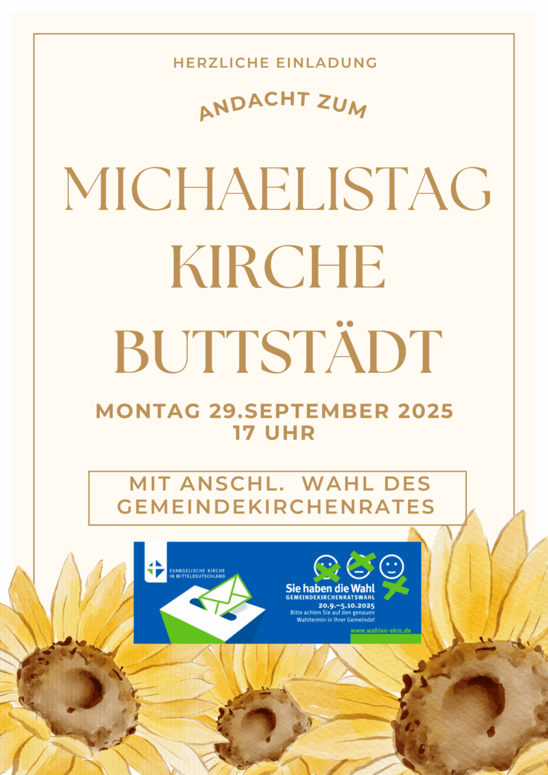 Michaelistag 29.9.2025 – Kirchspiel Buttstädt